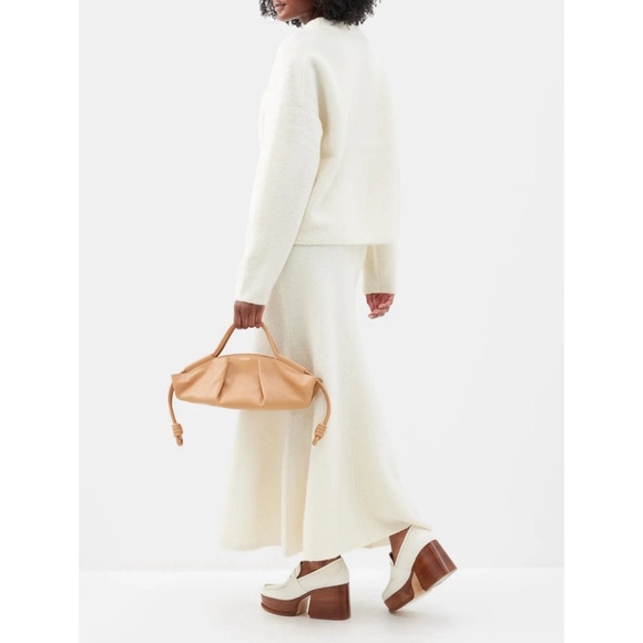 NWT SOLD OUT CLEA XS Alva Boucle Cocoon Knit Sweater in Ivory - Picture 8 of 13